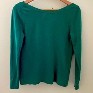 Banana Republic boatneck sweater with fine Italian yarn